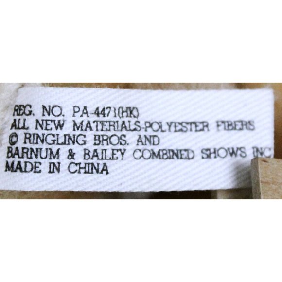 VTG Ringling Bros Barnum & Bailey Show Pony Horse Stuffed Animal Plush w/ Saddle - Picture 8 of 8